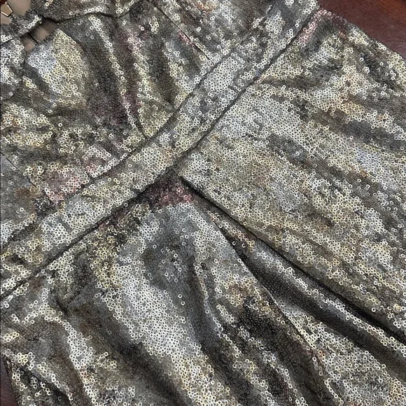 Burberry Metallic Mini Dress - Picture 9 of 16